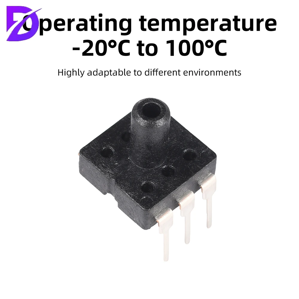 1-10pcs XGZP6857A Precision Pressure Sensor Module -100~0kPa with Digital Compensation for Automotive Fitness Equipment