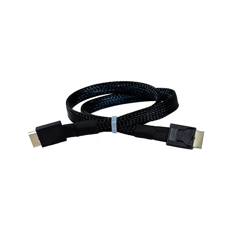 Speedier Slimsas Oculink vers Slimsas MCIO câble de Date pour station d'accueil graphique GPU Dock adaptateur de fond de panier Riser 50 cm 55 cm 75 cm câble