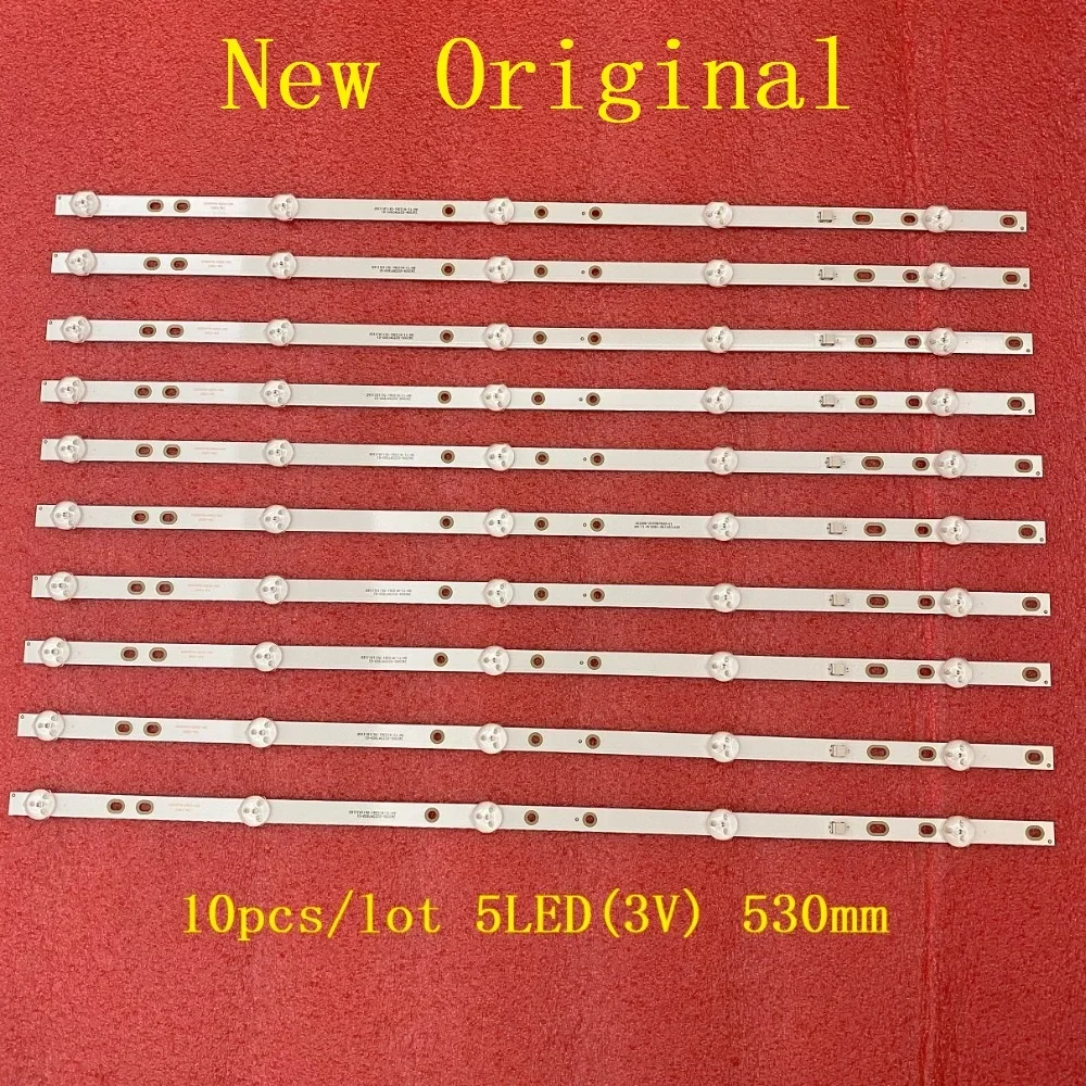 LED Backlight(10)For BBK 55LEX-5022/ft2c 55LEX-6027 55lEX-6039 55BAIRD TI5510DLEDDS 2W2006-DS55M7800-01 DS55M78-DS02-V01