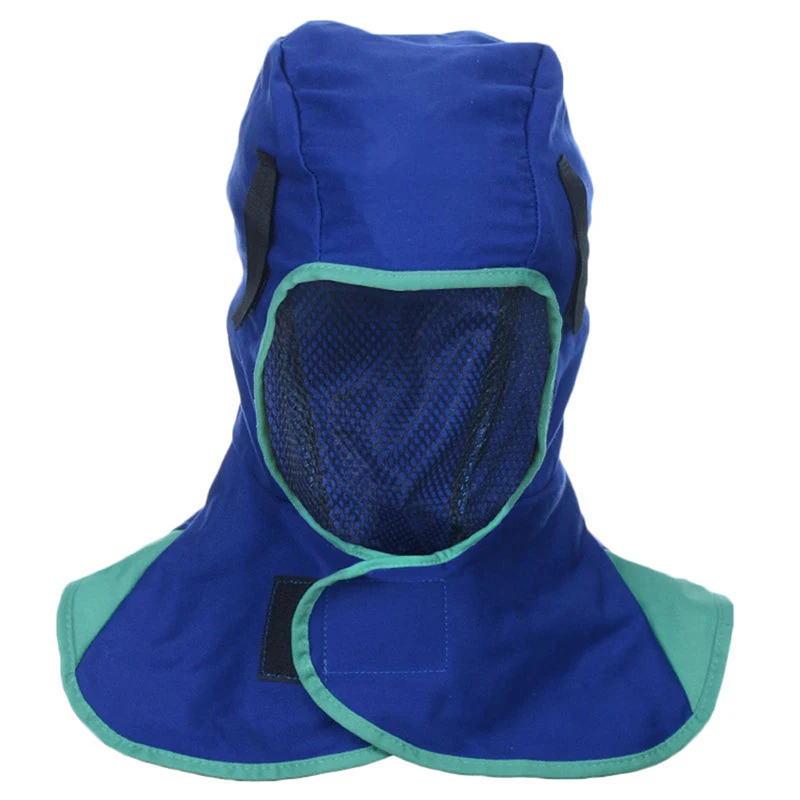 

Breathable Welding Headgear Washable Protection Hood Shawl Cap Dust Cap Flame Retardant Helmet For Welder