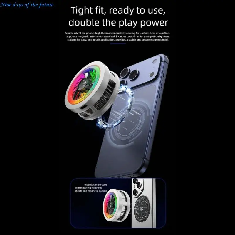 Innovative Semiconductor Mobile Device Cooling With Energy Consumption Display And Quick Heat Reduction For Hot Devices E65A