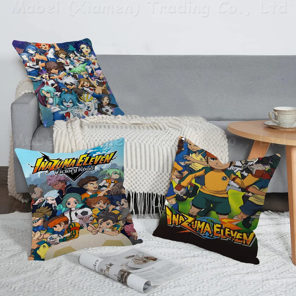 Anime Inazuma Eleven Pillow Gift Home Office Decoration Bedroom Sofa Car Cushion Cover Case 45x45