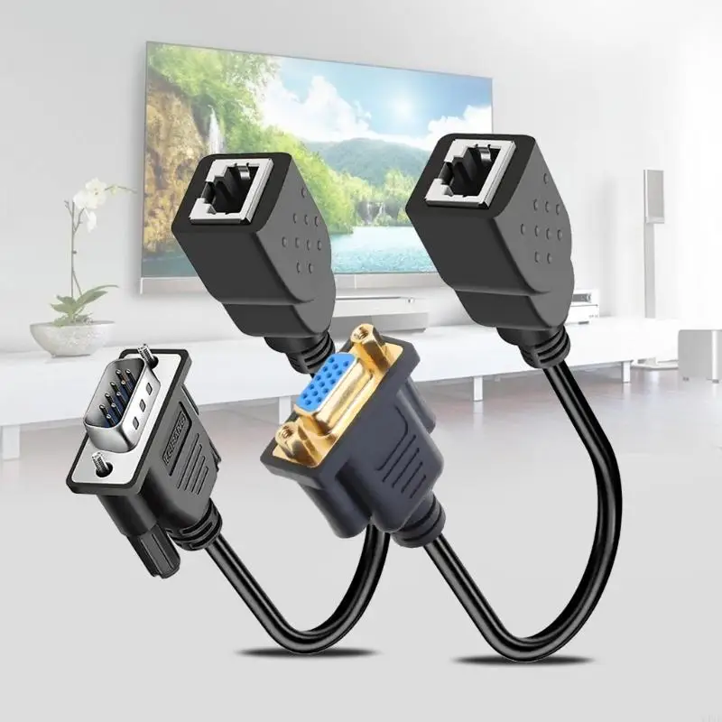 y4ue db9 إلى RJ45 كابل محول لتحويل البروتوكول السلس DB9 إلى محول RJ45