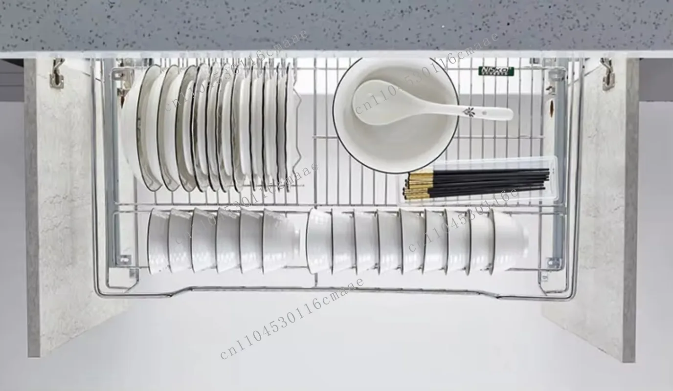 Stainless Steel Portable Dish Drying Drainer Rack Basket Storage Dish Holder