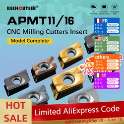 APMT1135PDER M2/H2  KT1505 YZ735 Turning Tool Carbide Insert APMT1604 Face Mill Lathe Milling CNC Tools Cutter Milling CNC Tools