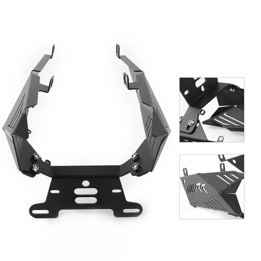 Motorbike Rear License Plate Holder Bracket For Honda CBR600RR 2007 2008 2009 2010 2011 Black