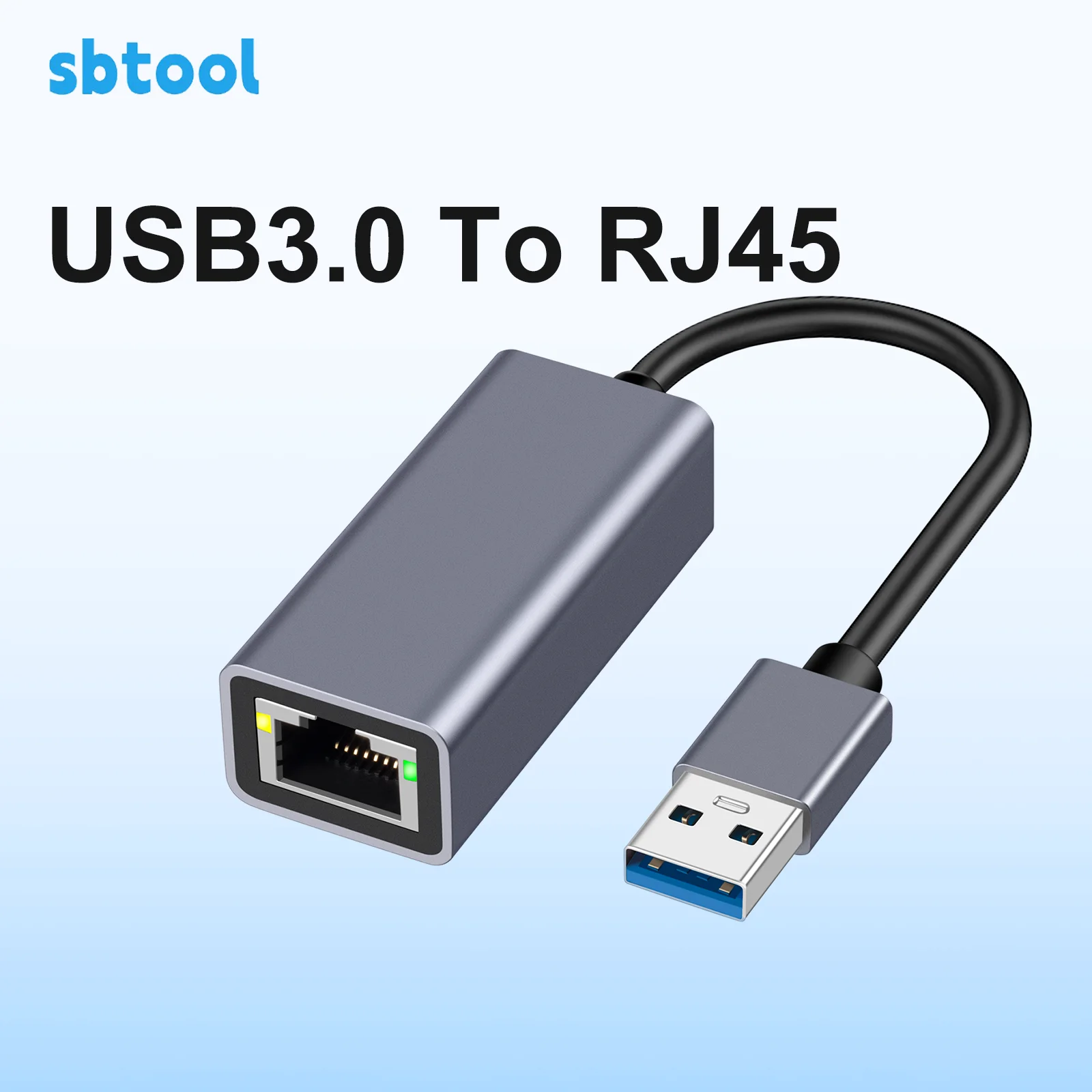 

2.5G USB 3.0 to RJ45 Ethernet Adapter 2500Mbps External Network Card for Laptop/Computer/PC