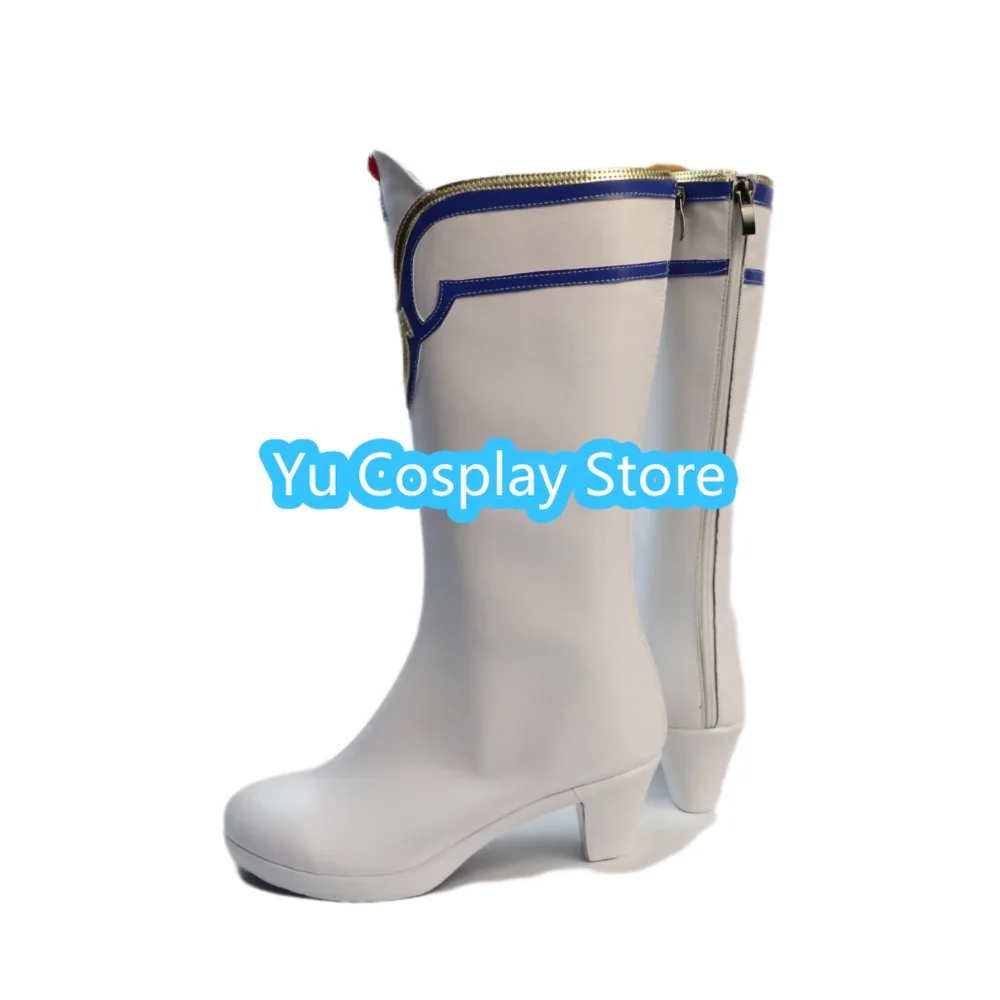 

Anime Shoe Girl Fontaine Cosplay Men and Women Custom High Heels Game Halloween Party Props