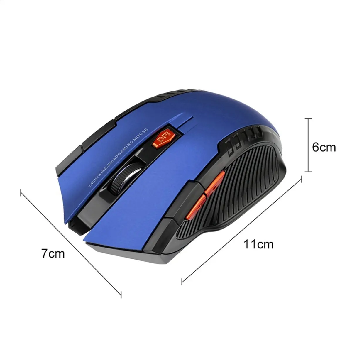 ABGN Wireless Mouse 2.4GHz Optical Mice with USB Receiver Gamer 1600DPI Mouse for Computer Laptop Accessories Red