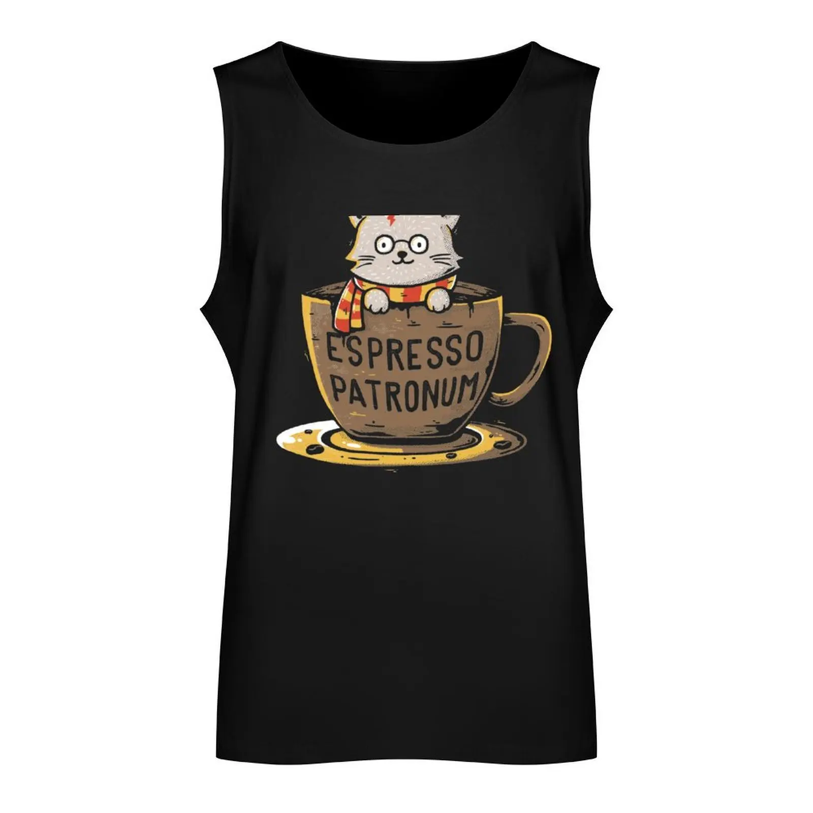 Espresso Patronum Tank Top Men's clothing brands gym shirts