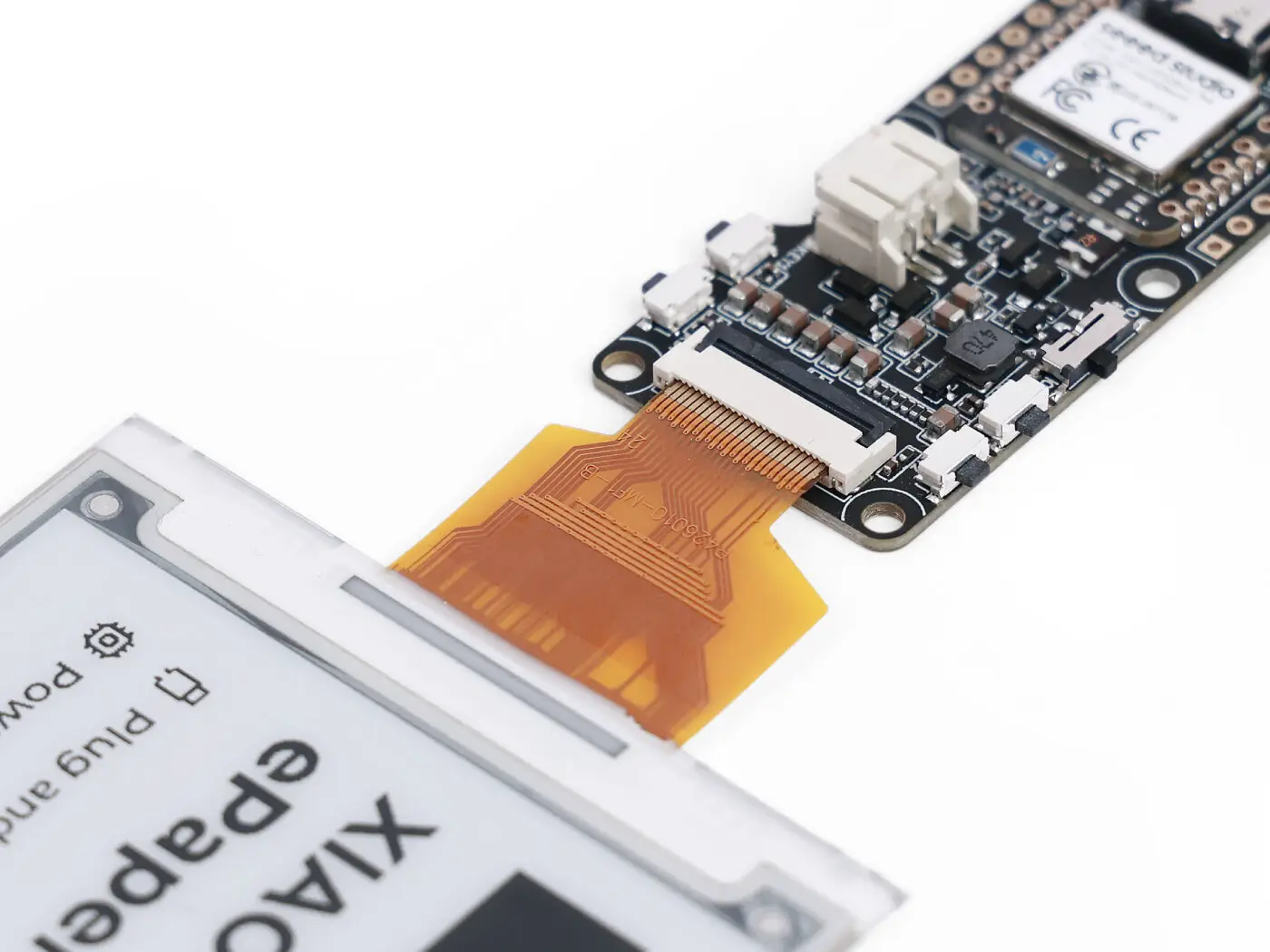 Seeed XIAO nRF52840 ePaper Display Board EN05 for 4-pin ePaper display,JST 2.0mm battery connector,IO port,built-in charging IC