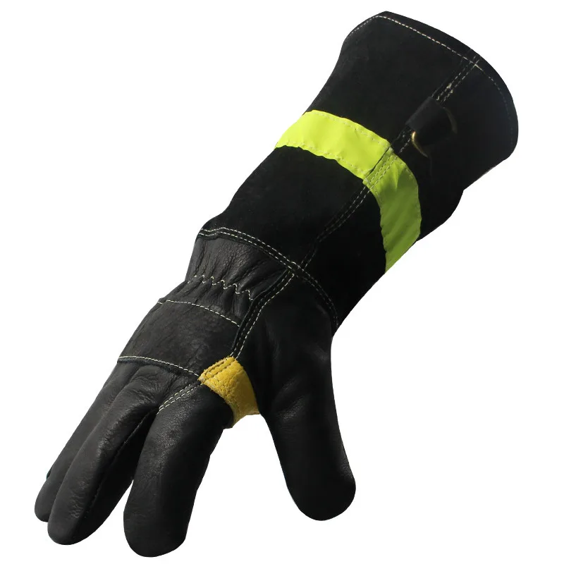 Long Type Rescue Fire Fighting Gloves Forest Fire-fighting Heat-insulating, Scald-proof and High-temperature resistant Gloves