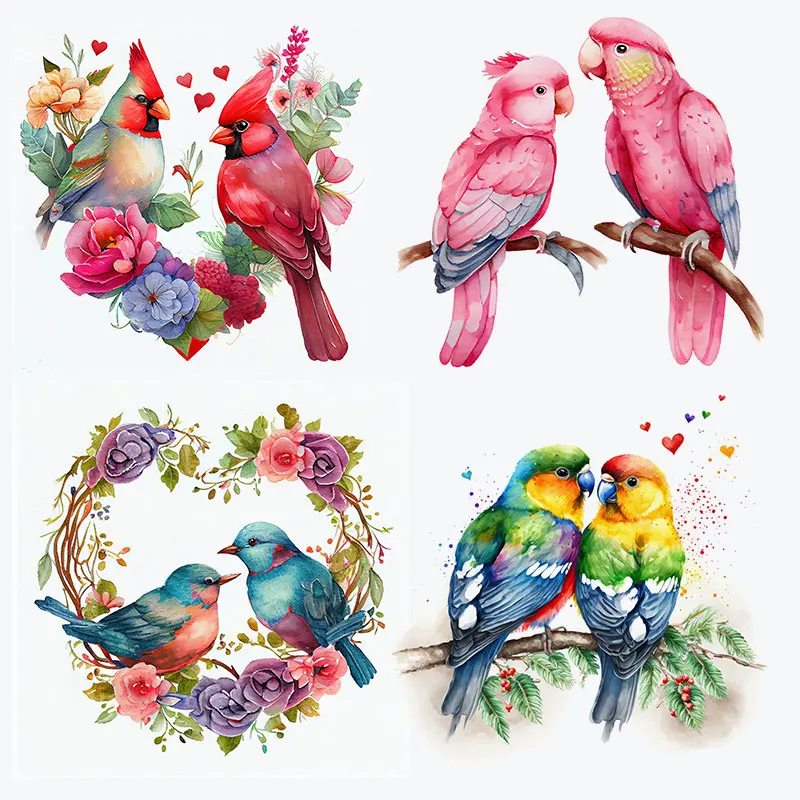 M718 Parrots Birds Art Home Wall Decals Decor For Kids Room  Home Decoration Wallpapers Removable Decor