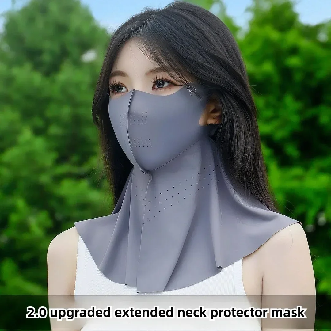 1-10PCS Women‘s Summer Full Face Neck Sun Cover Lightweight Skin Friendly Comfortable UV Protection for Daily Commute Outdoor