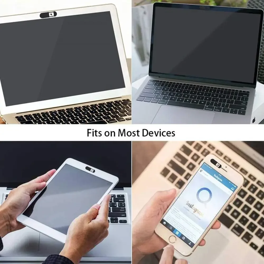 Ultra fino slider escudo privacidade câmera de segurança adesivo webcam capa câmera para portátil para telefone tablet computador ipad