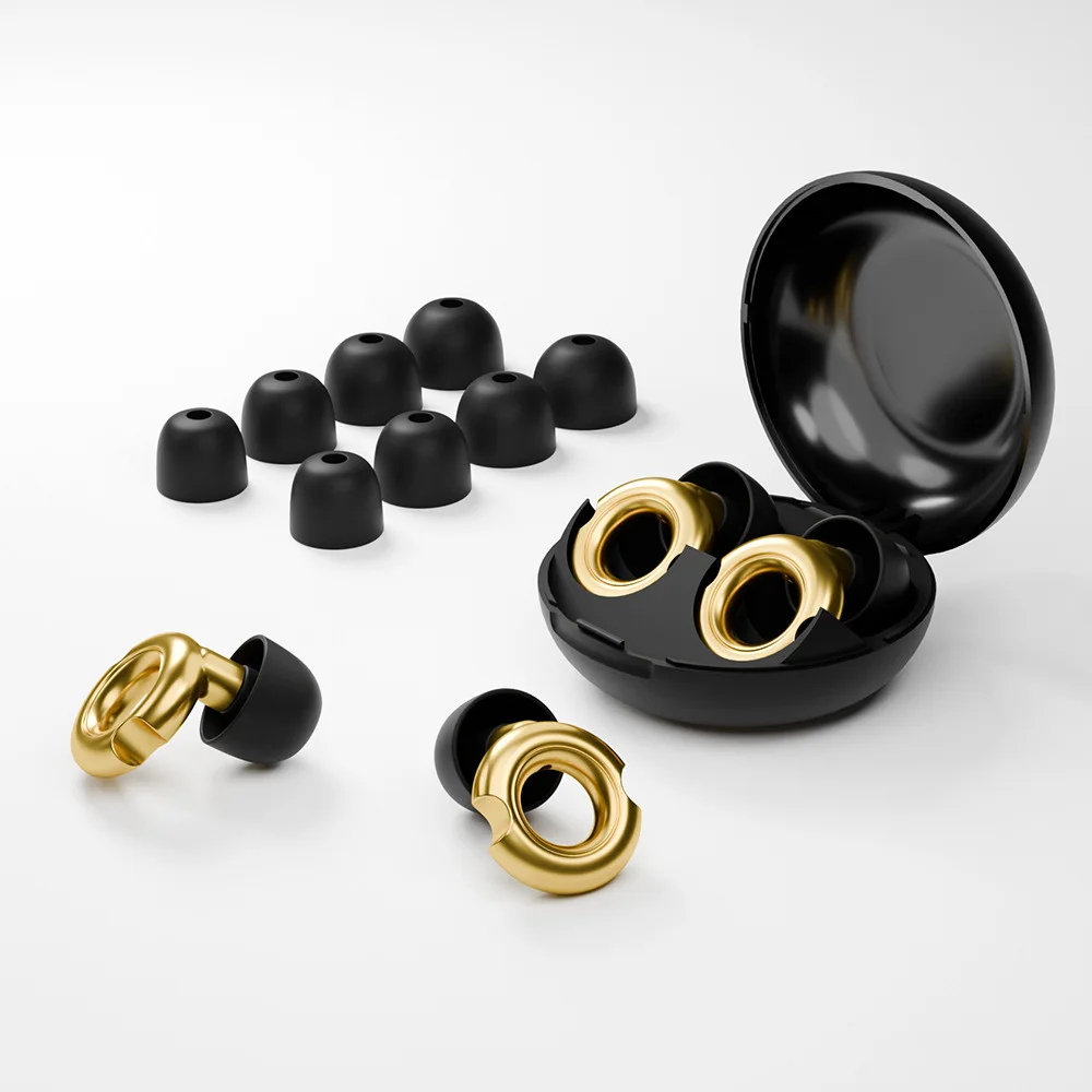 New Patent Earplugs Strong Sound Insulation ABS Music Outdoor Noise Reduction Filter Anti Noise Sleep Comfortable Soft Washable