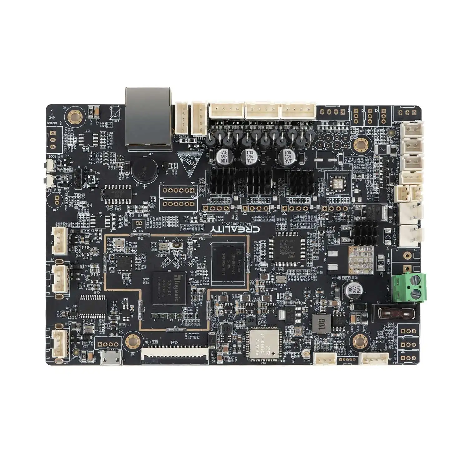 Imagem -04 - Creality Original k1 k1 Max Mainboard Kit Mute Mainrboard Kit_cr4cu 220812 Peças de Impressora 3d S12_32_tmc2209_x2000e para k1 Max