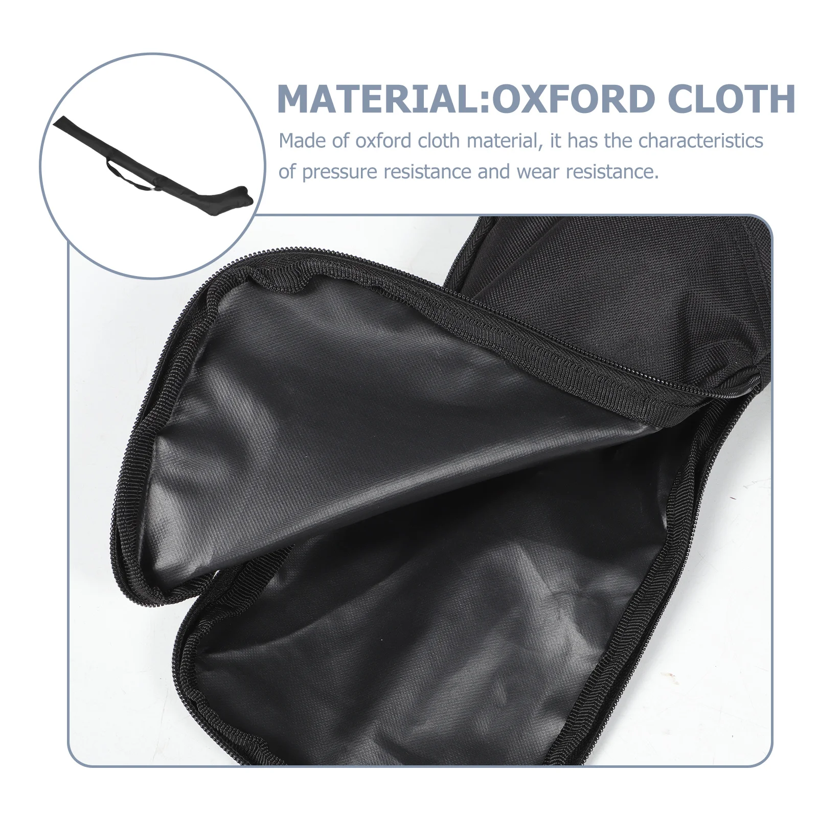 حقيبة عصا الهوكي مقاومة للاهتراء من قماش أكسفورد مع سحاب ناعم محمول وحقيبة تخزين عصا الهوكي للاستخدام في الهواء الطلق