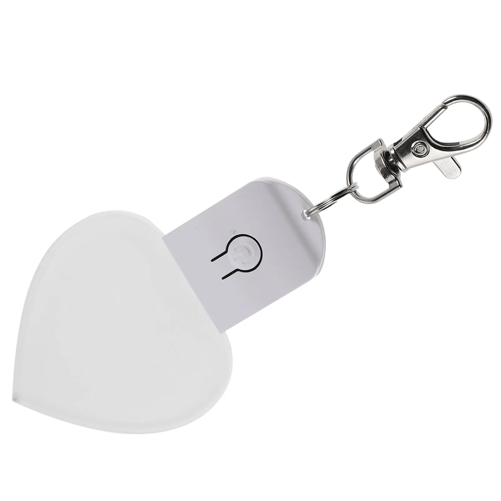 

Heart Shape Led Light Keychain Night Light Pendant Sublimation Acrylic Blank Ornament Diy Craft Decor For Home Bedroom
