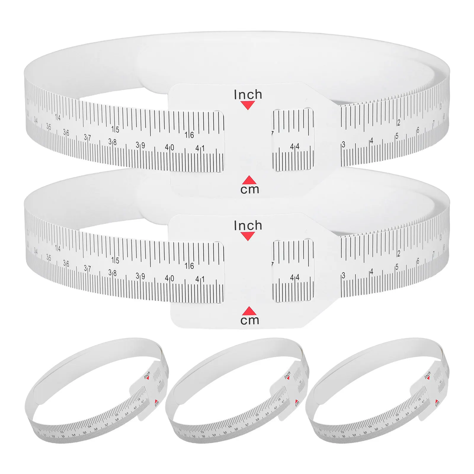 5Pcs Head Circumference Tape Soft Adjustable Measuring Ruler Foldable Body Waist Growth Tracker