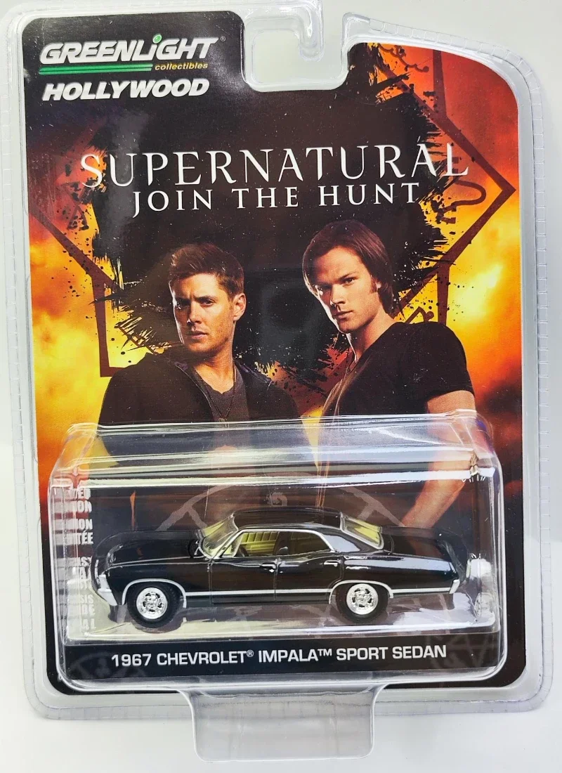 Model1:64 Supernatural 1967 Chevrolet Impala Sport Sedan Diecast Metal Alloy Model Car Toys For Kids Gift Collection