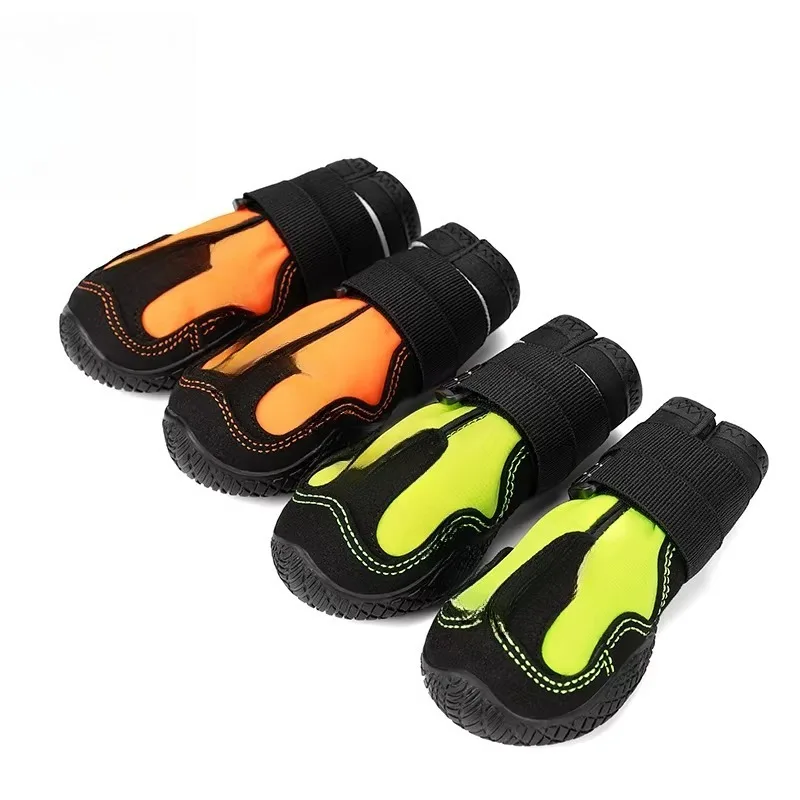 

New Product Breathable Outdoor Pet Dog Shoes Reflective Safety Nylon Pet Boots