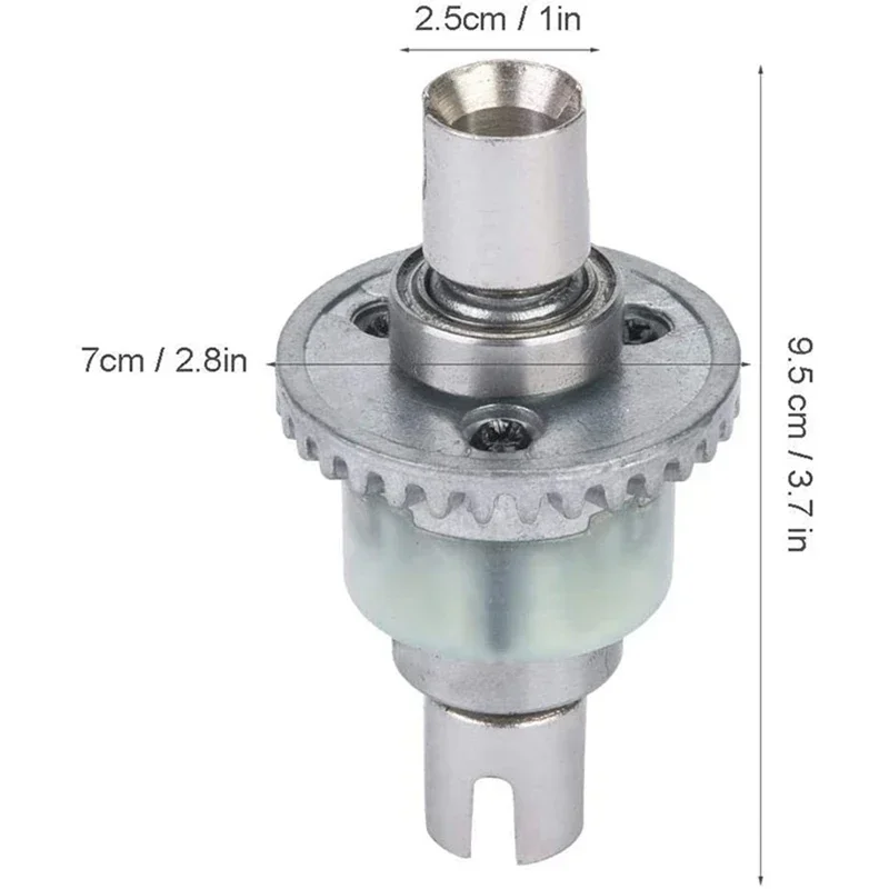 PX 9300-07A Metalowy zespół mechanizmu różnicowego do samochodu RC 1:18 Części zamienne do samochodów RC