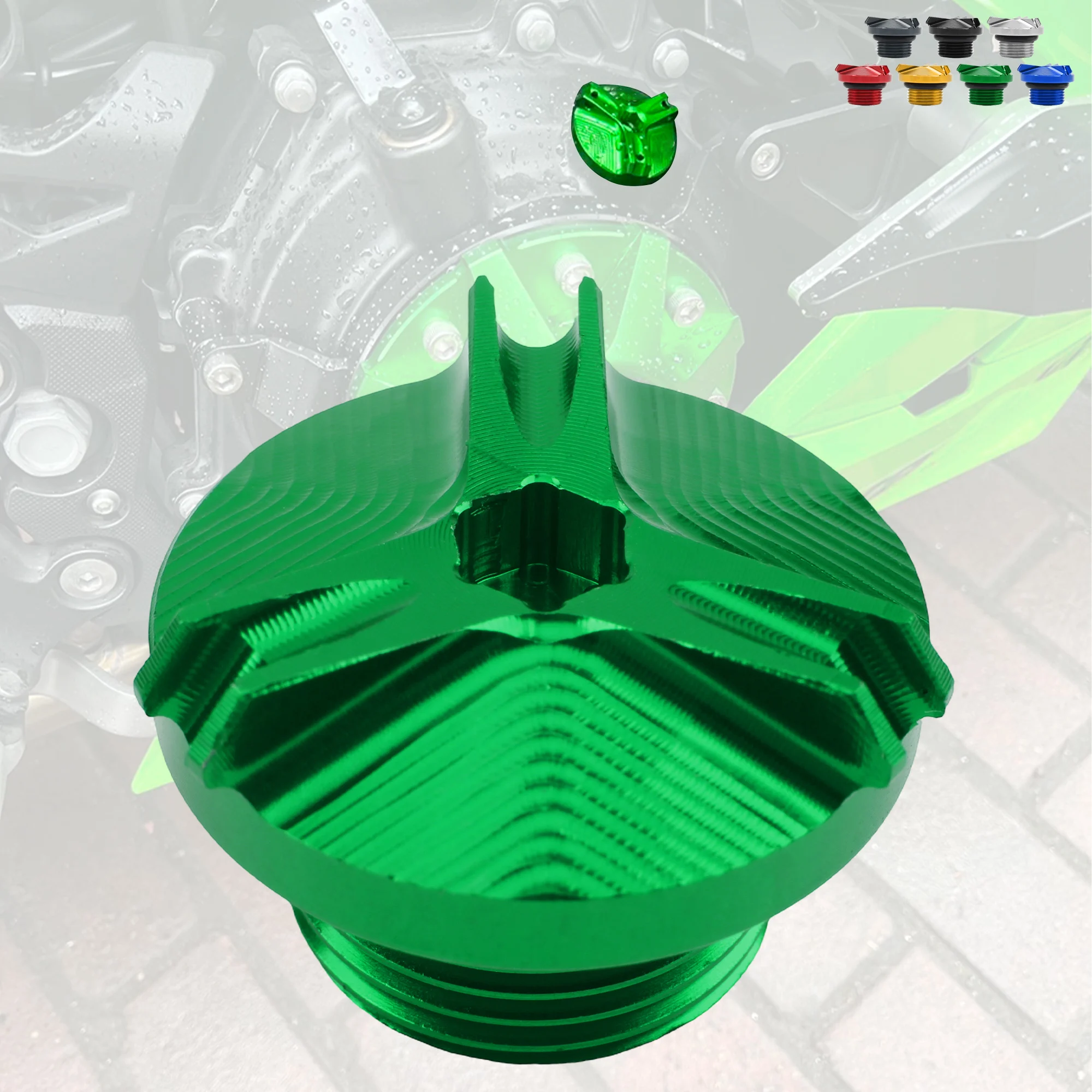 For Kawasaki Z900 Z650 Motorcycle CNC Oil Filler Cap Cover Z800 Z400 Z1000 Z1000R Z1000SX Z900RS z125 Engine Oil Cap Bolts view 5