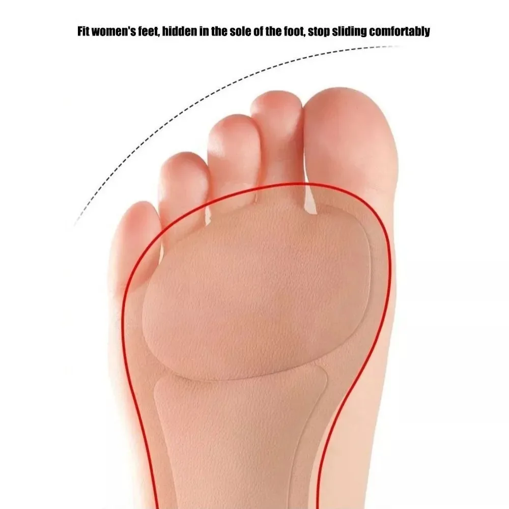 ذاتية اللصق عالية الكعب النعال المضادة للانزلاق النساء عالية الكعب وسادة مريحة امتصاص العرق الأحذية ملصقات