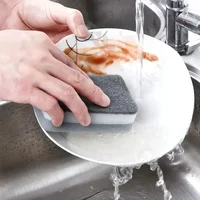 Magic Three Layers Cleaning Sponges Reusable Pan Pot Dishwashing Scouring Pads Household Kitchen Sponge Wipes Brush Clean Tools 2