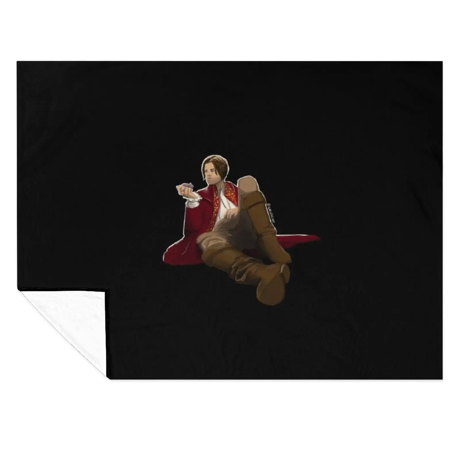 

Jaskier and Gordon the mouse Throw Blanket Thermals For Travel valentine gift ideas Furrys Thins Blankets
