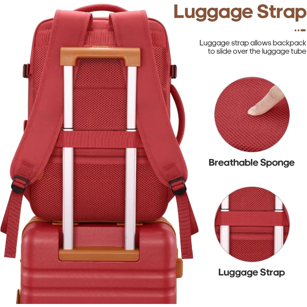 Set Koper Spinner Hardside 3 Buah - Koper Kabin 20 Inci dengan Kunci TSA, Set Koper Perjalanan yang Tahan Lama