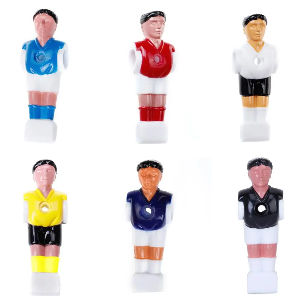 4.3 Inch Hard Plastic Soccer Foosball Man Table Boys Soccer Player Part - White