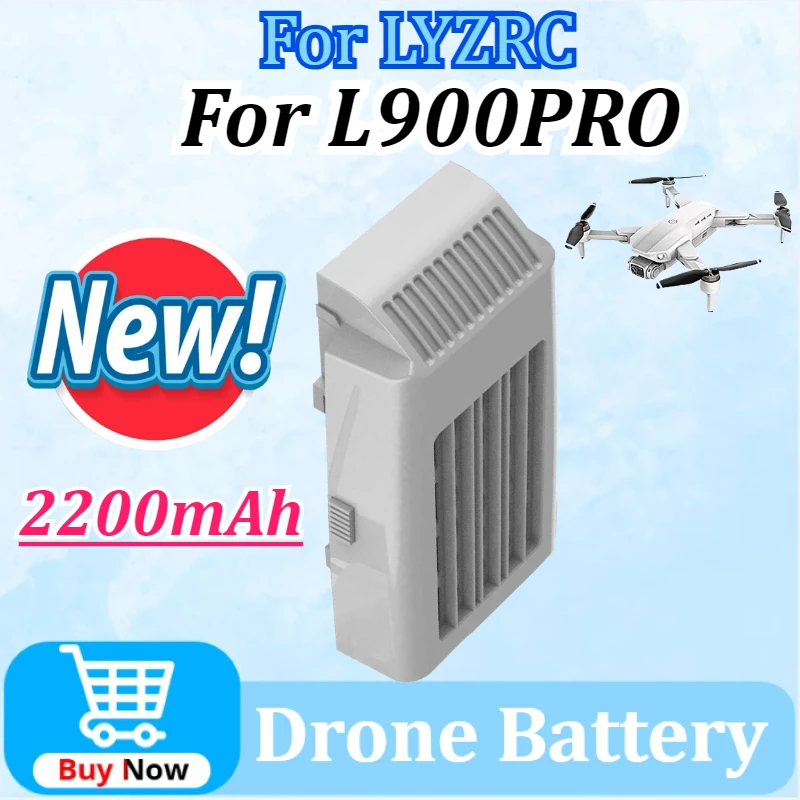

Upgraded 7.4V 2200mAh GPS Drone Battery Toys Li-po Battery for LYZRC L900PRO Rechargeable Batteries Packs Quadcopter Accessories