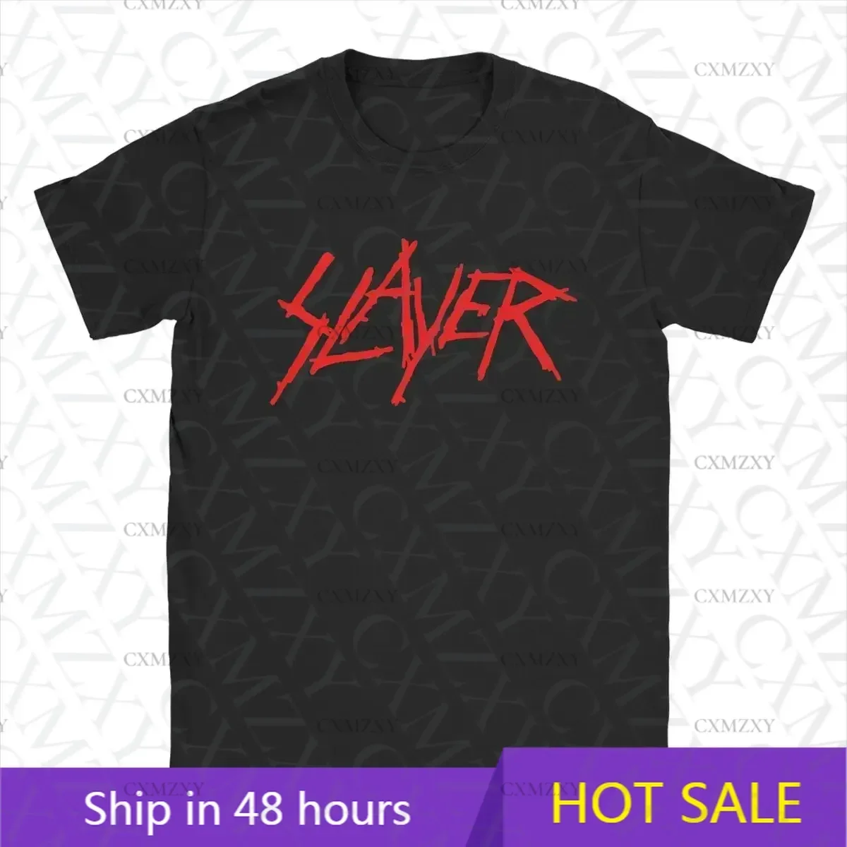 

Men T-Shirt Slayers Logo Novelty 100% Cotton Tees Short Sleeve T Shirt Round Neck Tops Plus Size