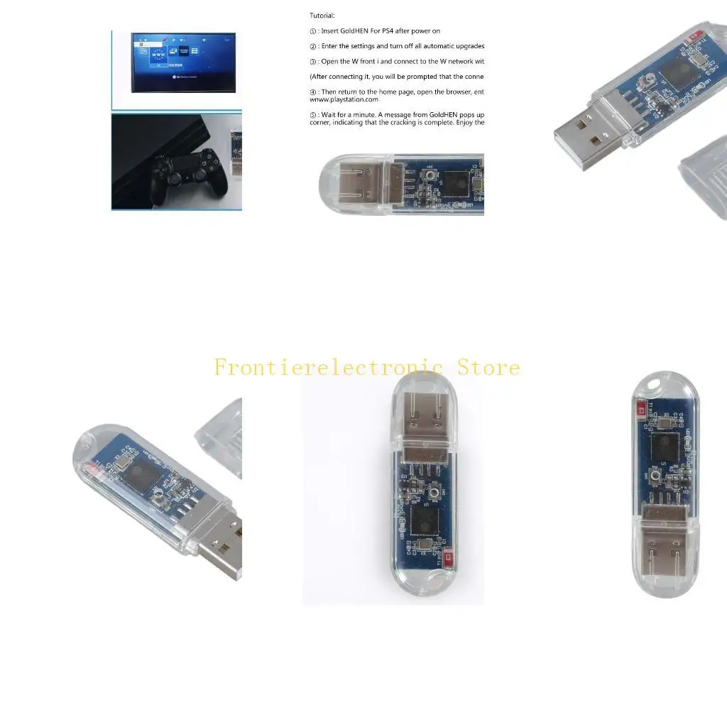 

G8DB USB Adapter for P4 9.0 Wifi Plug-free USB Electronic Dog Receiver One-key Crack ESP32 Support Plug & Use