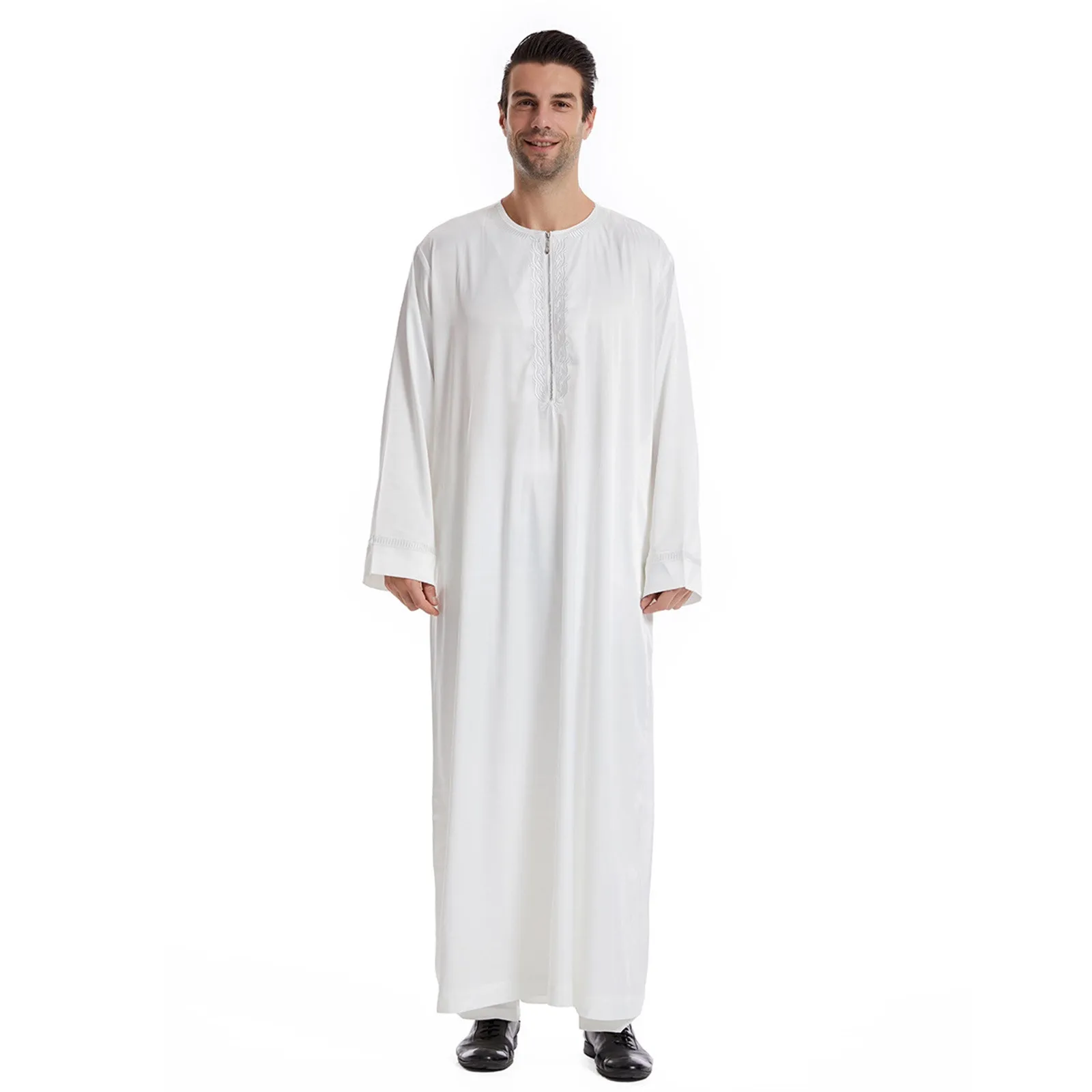 Ramadan Jubba Thobes for Men Abaya Dubai Arab Muslim Dress Jubbas Abayas Islamic Clothes Moroccan Kaftan Robe Musulmane Hombre