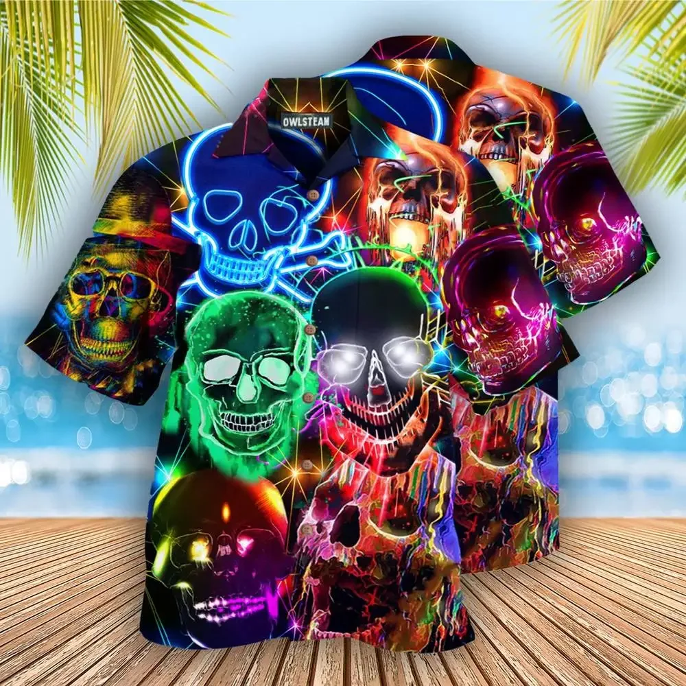 2022 Hawaiian Shirts Men 3d Printed Beach For Men Women Short Sleeve Cuban Shirts For Men Beachwear Clothes Casual Vintage Tops