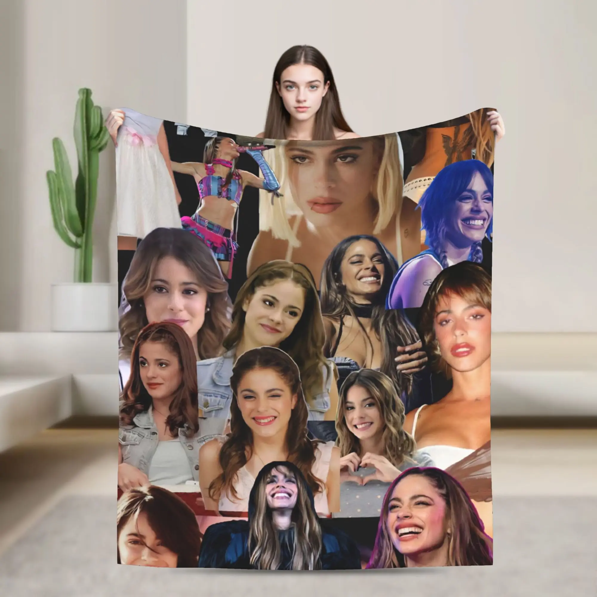 

Одеяло Super Soft Singer TINI STOESSEL Futtura Album, фланелевое флисовое одеяло премиум-класса, уютные пушистые одеяла, всесезонное использование