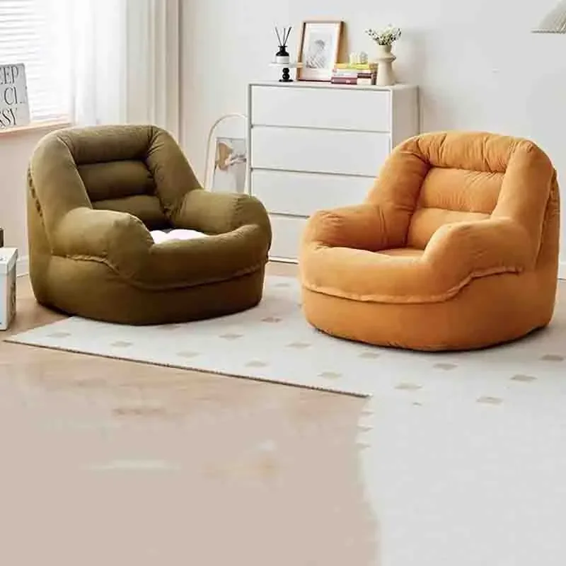 Comfy Relax Sofa Ergonomic Small Balcony Beaty Human Sofa Bean Bag Reading