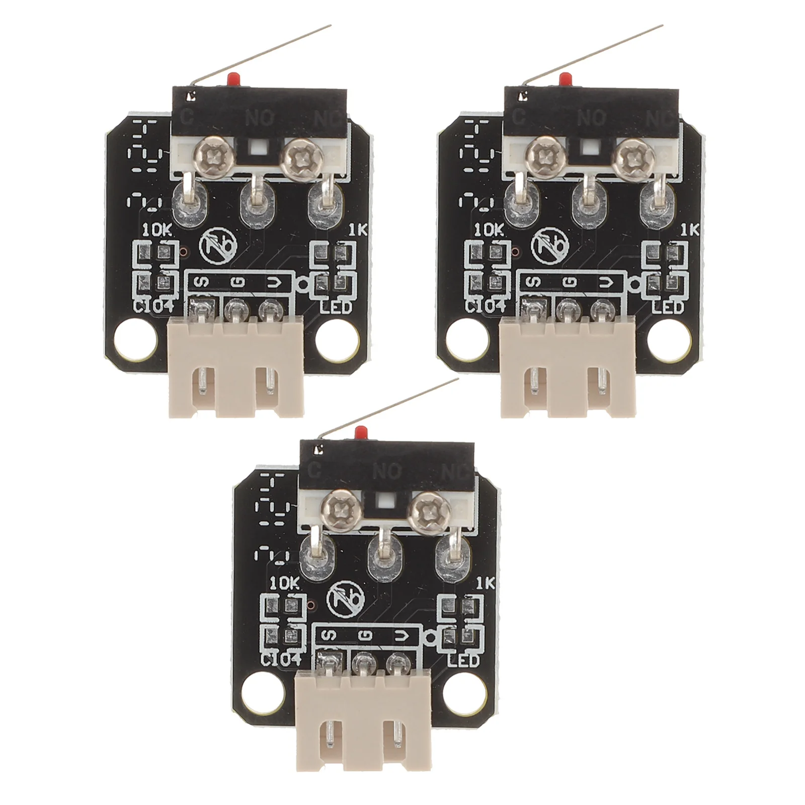 3 Pcs Switch Module Limit 3D Printer Accessories Limiter Replacement Straight-through Connector The