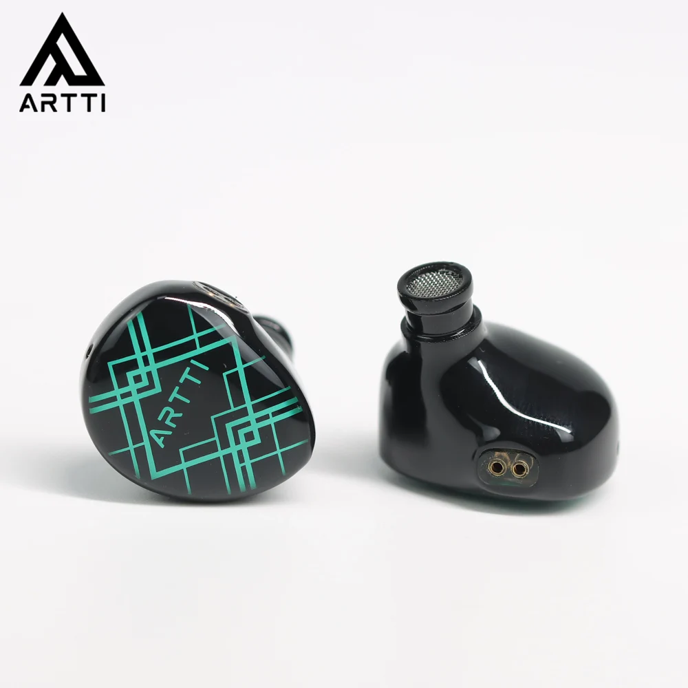 ARTTI R2 In-ear Earphone 10mm Beryllium Diaphragm Dynamic Driver HIFI Monitor Earbuds, with 0.78 2pin Connector Cable