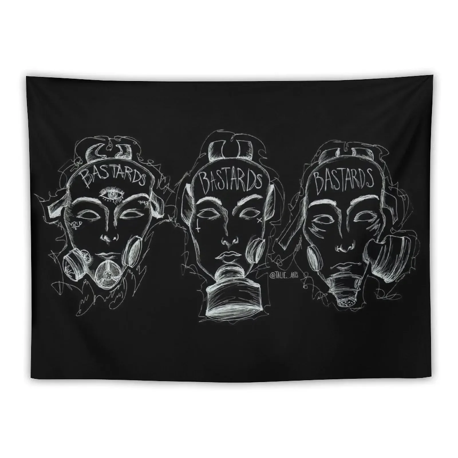 Palaye Royale - Bastards 3 Tapestry Room Decoration Aesthetic Aesthetic Room Decors Tapete For The Wall Tapestry