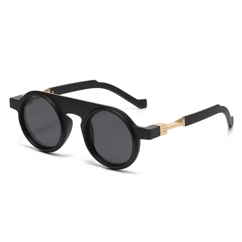 男性と女性のためのレトロな偏光サングラス,丸い金属フレーム,運転,釣り,ブランドデザイナー,UV 400,素晴らしいオファー