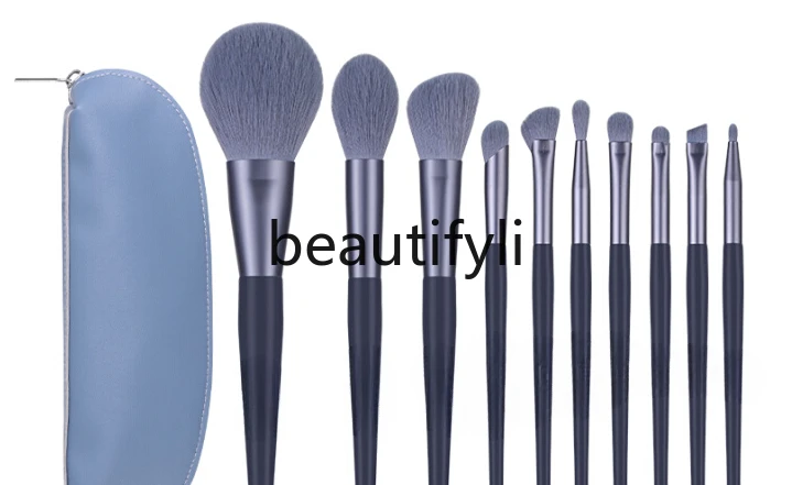 Set of 10 Full Brushes Eyeshadow Brush Blush Concealer Nose Shadow Brush