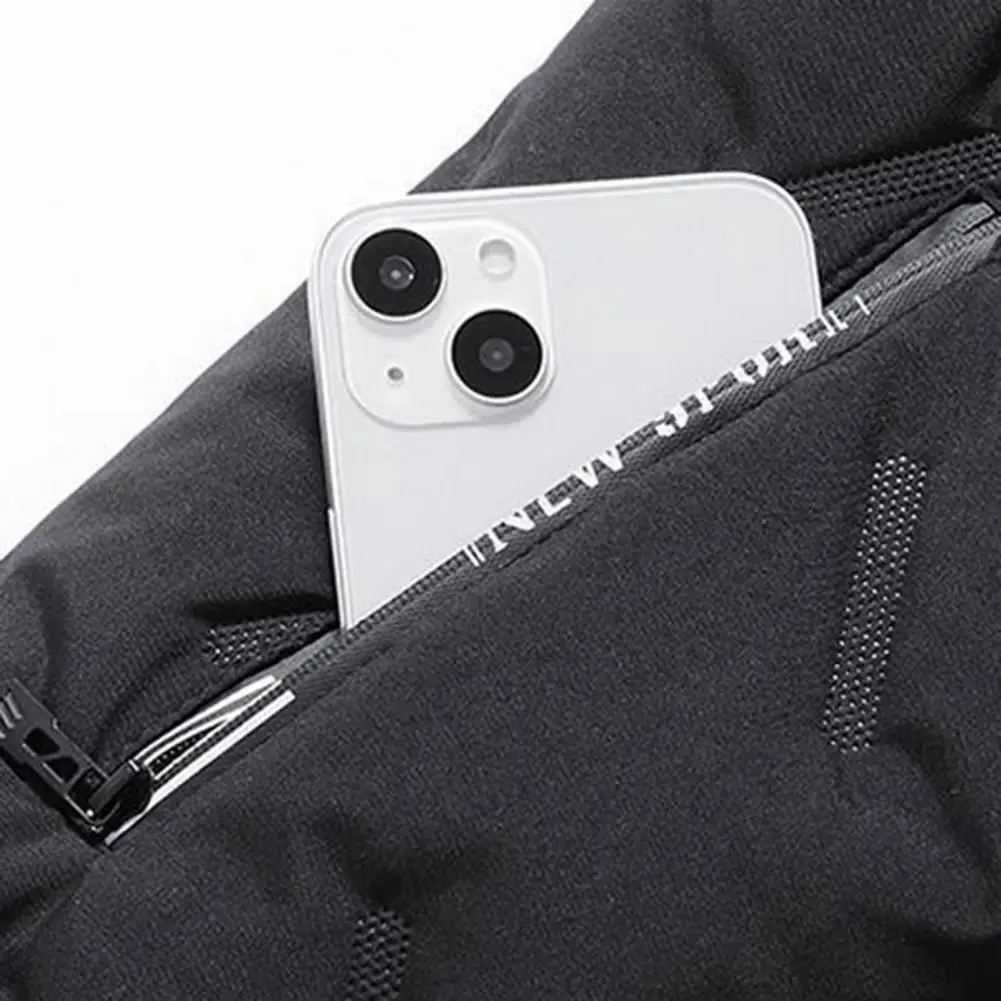 للرجال في الهواء الطلق سترات الشتاء التلبيب تنقش خطوط سستة جيوب سترة بلون أفخم بطانة مطاطا هيم معطف الذكور