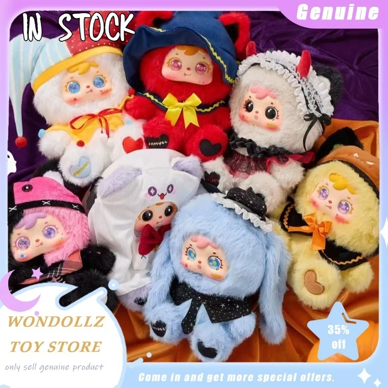 

New Genuine Samuel 400% Halloween Mischief Ghost Dairy Series Blind Box Cute Vinyl Plush Doll Decor Ornament Trendy Toy Kid Gift