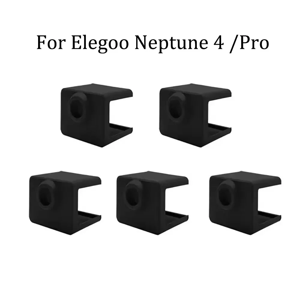 Silicone Sleeves For Elegoo Neptune 4 Hotend Neptune 4 Pro Silicone Cover Upgraded Throat Heater Block Brass Nozzle Thermistor