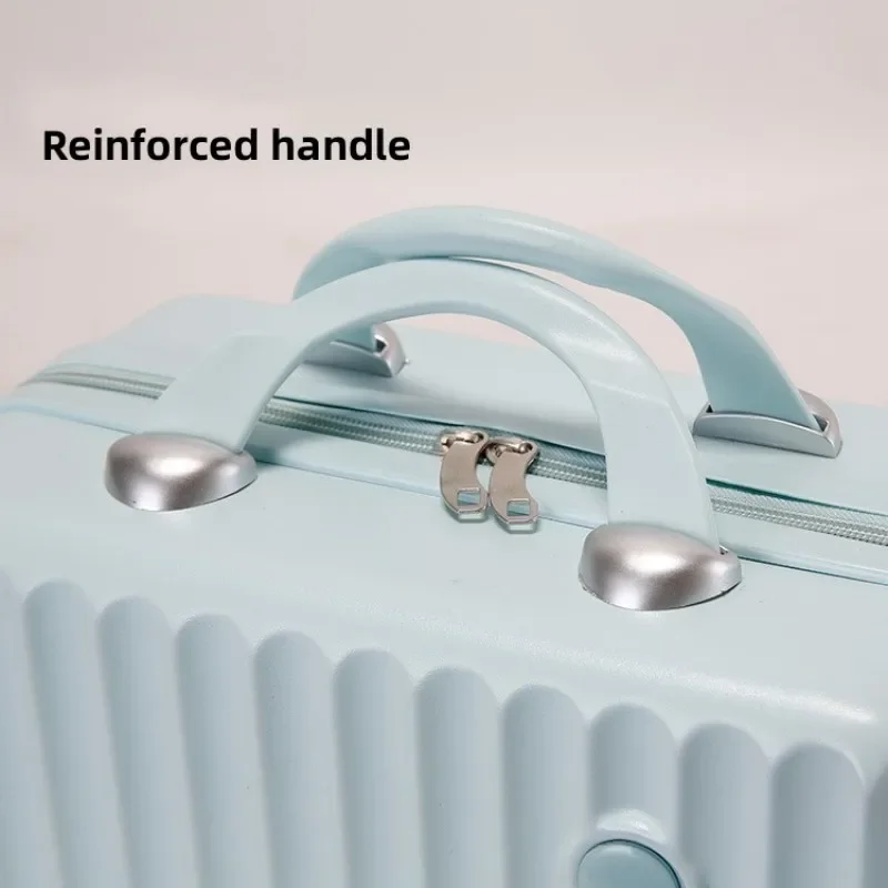 Large Capacity 16 Inch Women Suitcase Portable Boarding Luggage Organizer Case Zipper Lock Cosmetics Storage Bag Festival Gift