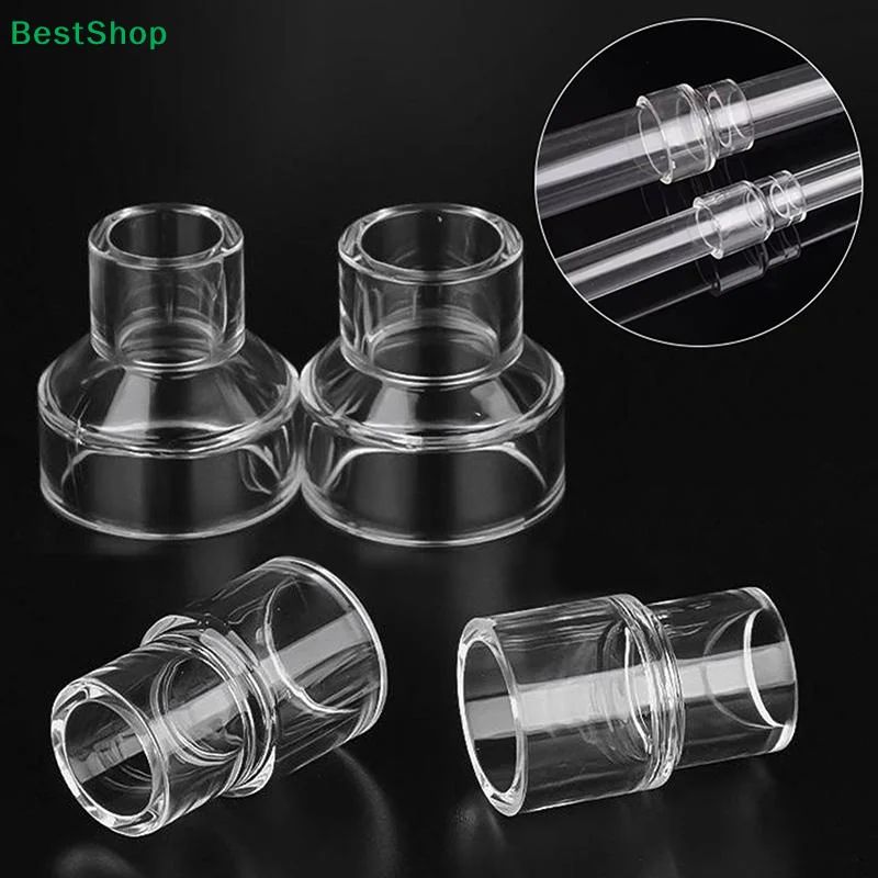Clear Acrylic Pipe Variable Diameter Direct Connectors Water Tube Fittings Aquarium Fish Tank Garden Irrigation Accessories